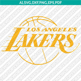 Los Angeles Lakers Logo SVG | NBA Vector Cricut & Silhouette