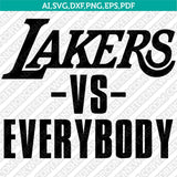 Los Angeles Lakers Logo SVG | NBA Vector Cricut & Silhouette