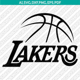 Los Angeles Lakers Logo SVG | NBA Vector Cricut & Silhouette