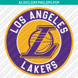 Los Angeles Lakers Logo SVG | NBA Vector Cricut & Silhouette