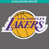 Los Angeles Lakers Logo SVG | NBA Vector Cricut & Silhouette
