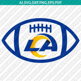 Los Angeles Rams SVG Bundle – NFL Football Logo Vector Cricut