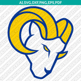 Los Angeles Rams SVG Bundle – NFL Football Logo Vector Cricut