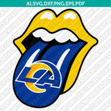Los Angeles Rams SVG Bundle – NFL Football Logo Vector Cricut