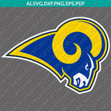 Los Angeles Rams SVG Bundle – NFL Football Logo Vector Cricut