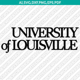 Louisville Cardinals SVG Bundle – NCAA College Logo Vector Files for Cricut