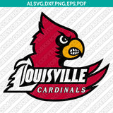 Louisville Cardinals SVG Bundle – NCAA College Logo Vector Files for Cricut