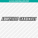 Louisville Cardinals SVG Bundle – NCAA College Logo Vector Files for Cricut