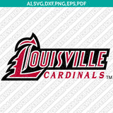 Louisville Cardinals SVG Bundle – NCAA College Logo Vector Files for Cricut