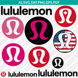 Lululemon SVG Bundle – Yoga Lifestyle Vector Cricut