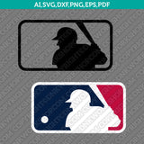 Major League Baseball MLB Logo SVG | PNG Vector Cricut Silhouette