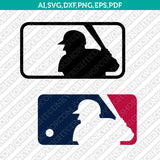 Major League Baseball MLB Logo SVG | PNG Vector Cricut Silhouette