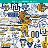 Marquette Golden Eagles SVG Bundle | NCAA College Vector Cricut