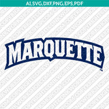 Marquette Golden Eagles SVG Bundle | NCAA College Vector Cricut