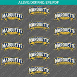 Marquette Golden Eagles SVG Bundle | NCAA College Vector Cricut