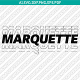 Marquette Golden Eagles SVG Bundle | NCAA College Vector Cricut