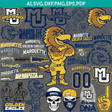 Marquette Golden Eagles SVG Bundle | NCAA College Vector Cricut