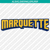 Marquette Golden Eagles SVG Bundle | NCAA College Vector Cricut