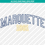 Marquette Golden Eagles SVG Bundle | NCAA College Vector Cricut
