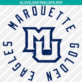 Marquette Golden Eagles SVG Bundle | NCAA College Vector Cricut