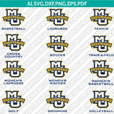 Marquette Golden Eagles SVG Bundle | NCAA College Vector Cricut