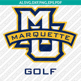 Marquette Golden Eagles SVG Bundle | NCAA College Vector Cricut