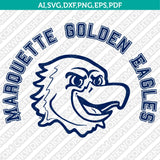 Marquette Golden Eagles SVG Bundle | NCAA College Vector Cricut