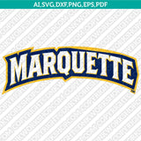 Marquette Golden Eagles SVG Bundle | NCAA College Vector Cricut