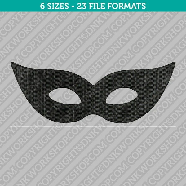 Masquerade Mask Embroidery Design - 6 Sizes - INSTANT DOWNLOAD