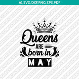 May Birthday SVG Cut File Clipart Cricut Png