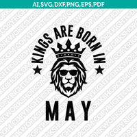May Birthday SVG Cut File Clipart Cricut Png