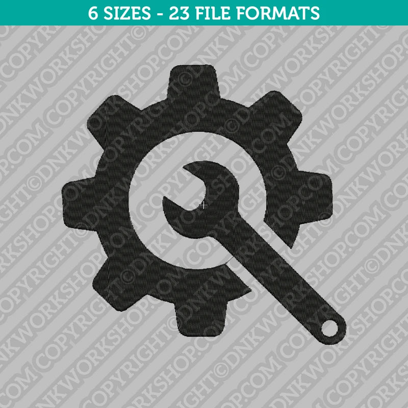 Mechanical Engineering Embroidery Design - 6 Sizes - INSTANT DOWNLOAD ...