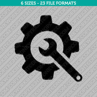 Embroider Engineering Design Mechanical Engineering Embroidery Design - 6 Sizes - INSTANT DOWNLOAD ...