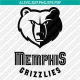 Memphis Grizzlies Logo SVG | NBA Vector Cricut Silhouette