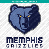 Memphis Grizzlies Logo SVG | NBA Vector Cricut Silhouette