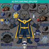 Memphis Grizzlies Logo SVG | NBA Vector Cricut Silhouette
