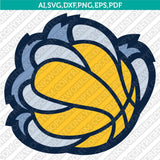 Memphis Grizzlies Logo SVG | NBA Vector Cricut Silhouette