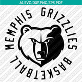 Memphis Grizzlies Logo SVG | NBA Vector Cricut Silhouette