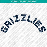 Memphis Grizzlies Logo SVG | NBA Vector Cricut Silhouette