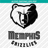 Memphis Grizzlies Logo SVG | NBA Vector Cricut Silhouette