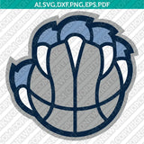 Memphis Grizzlies Logo SVG | NBA Vector Cricut Silhouette