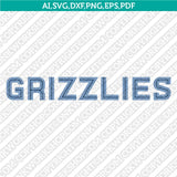 Memphis Grizzlies Logo SVG | NBA Vector Cricut Silhouette