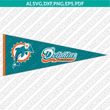 Miami Dolphins SVG Bundle – NFL Football Logo Vector Cricut
