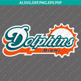 Miami Dolphins SVG Bundle – NFL Football Logo Vector Cricut