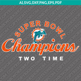 Miami Dolphins SVG Bundle – NFL Football Logo Vector Cricut