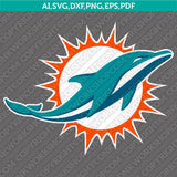 Miami Dolphins SVG Bundle – NFL Football Logo Vector Cricut