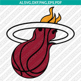 Miami Heat Logo SVG | NBA Vector Cricut Silhouette