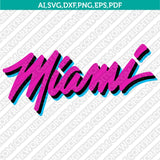 Miami Heat Logo SVG | NBA Vector Cricut Silhouette