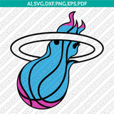 Miami Heat Logo SVG | NBA Vector Cricut Silhouette