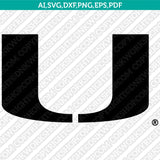 Miami Hurricanes Bundle | NCAA College Vector Cricut